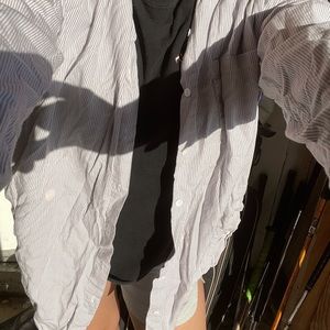 Long sleeve button up top